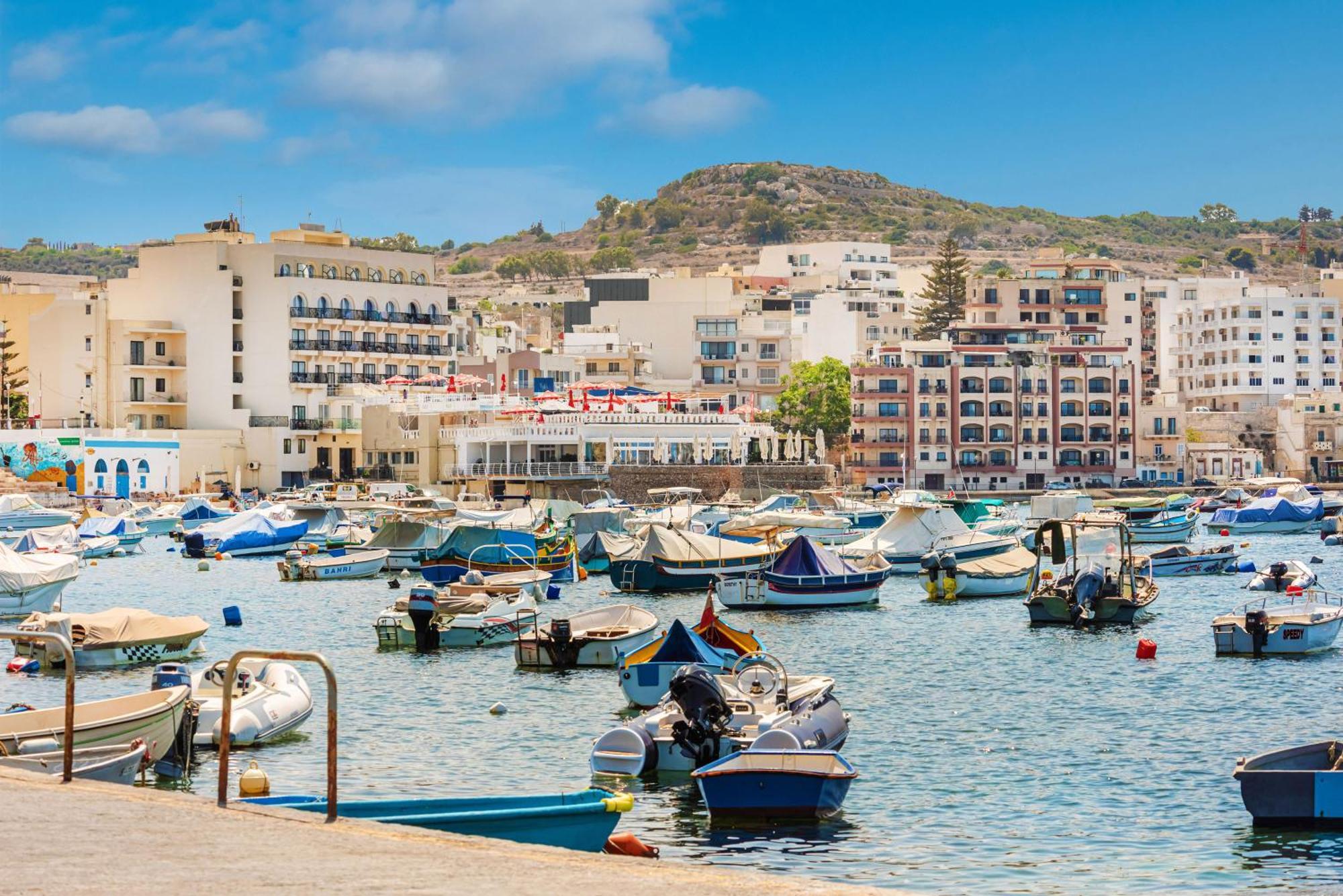 Islet Promenade Seafront Apartment With Large Corner Terrace By Getawaysmalta St. Paul's Bay Exteriér fotografie